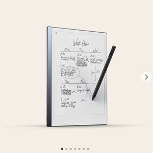 reMarkable 2 Tablet including Marker Plus, Charger, and Extra Tips